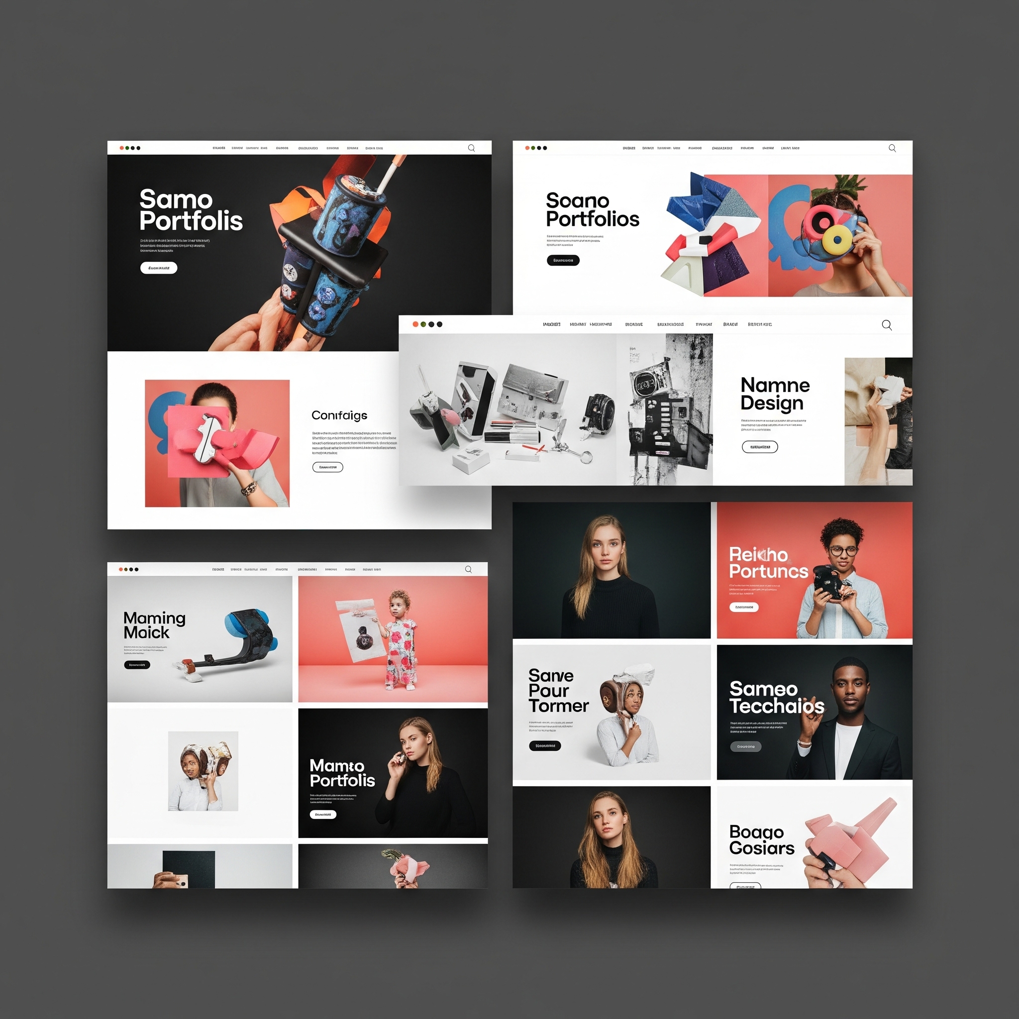 Portfolio Websites Collection - Design moderni e creativi